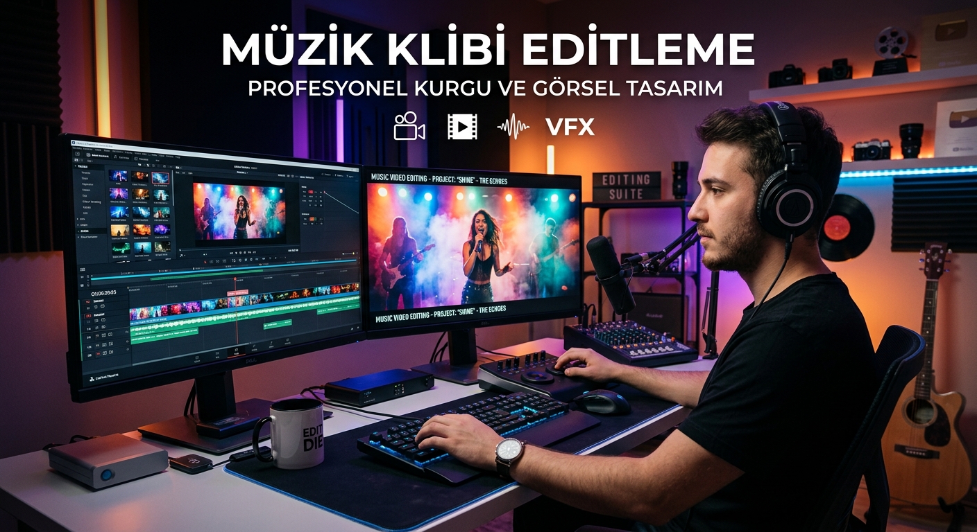 Drill ve Trap Şarkılar İçin Hareketli Müzik Video Montajı