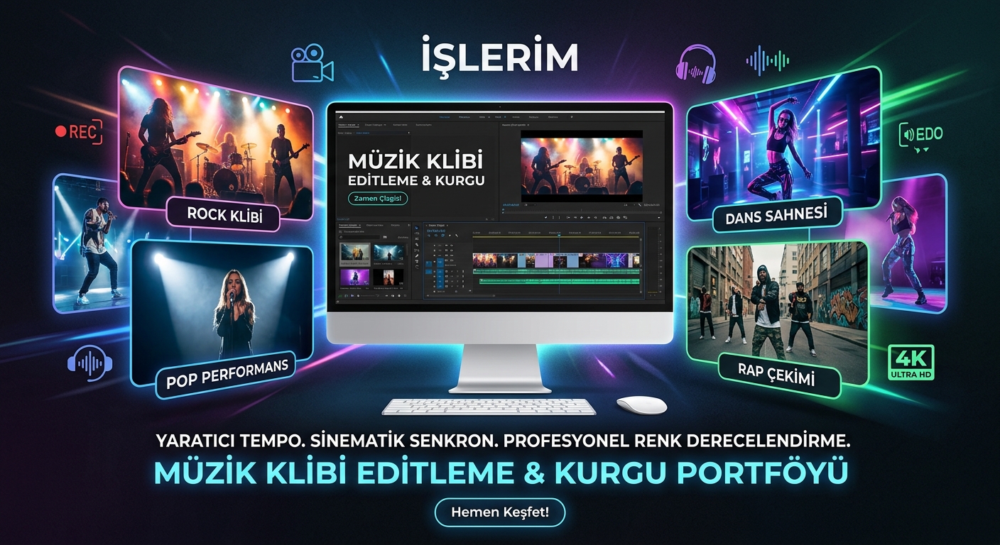 Müzik Klipleri İçin Beat Sync, VFX ve Sinematik Renk Düzenleme