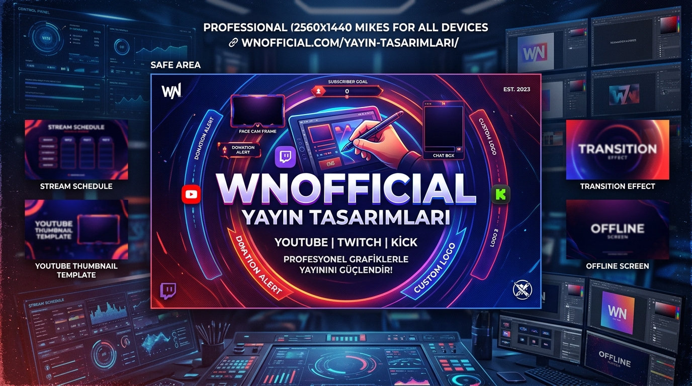 Profesyonel YouTube Tasarımı ve Banner