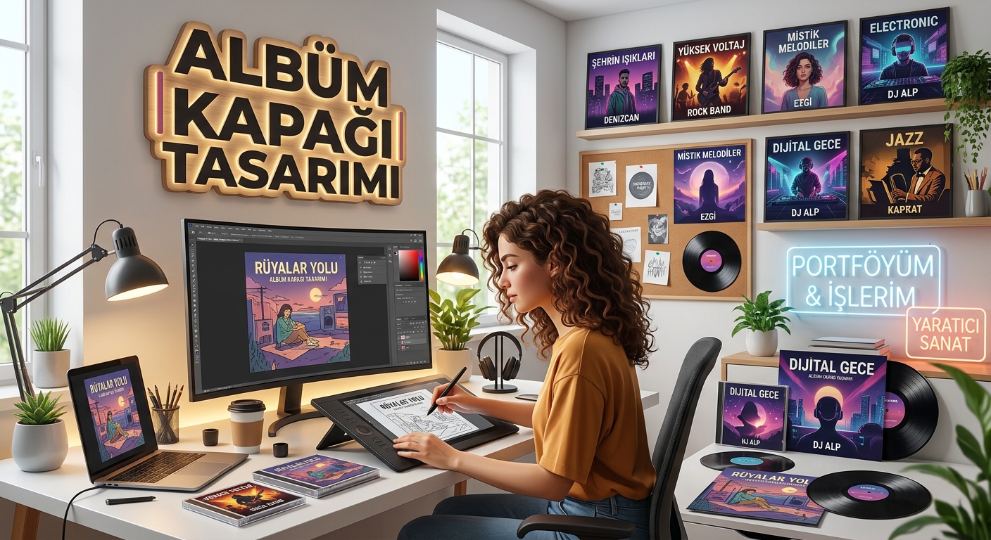 Spotify Canvas ve Dijital Albüm Kapağı Tasarımı